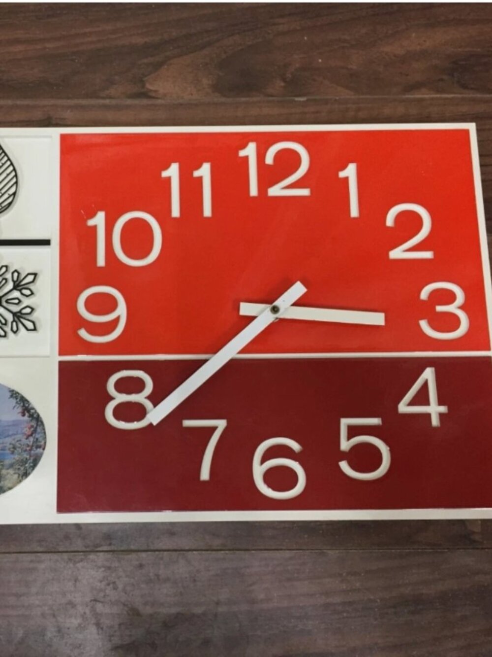 For Parts or Repair. Vintage Repurposed Dr Pepper Plastic Advertising Clock
